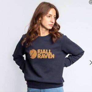 Fjallraven Navy and Brown Sweatshirt